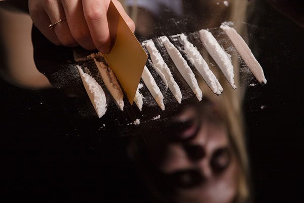 Cocaine lines