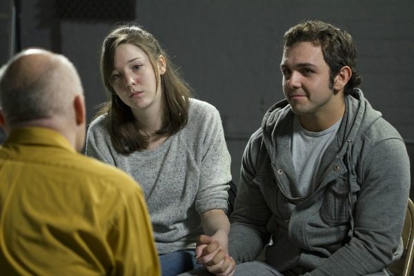 Couple in therapy session