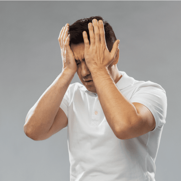 Man in pain