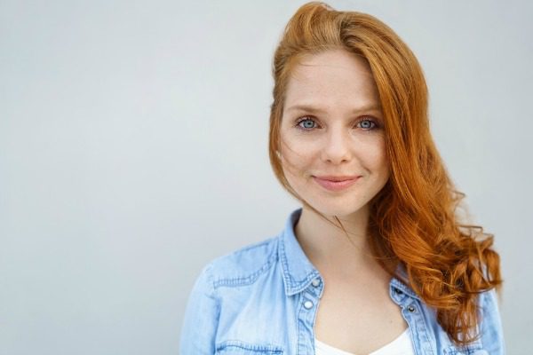 Happy young woman