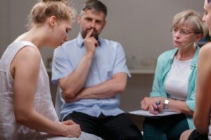 Family therapy session