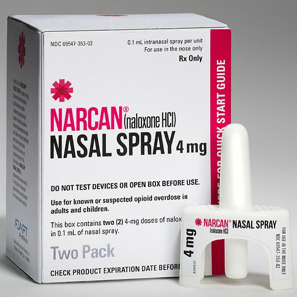 Narcan spray