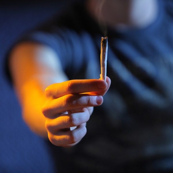 Man offering joint