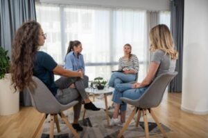 a group therapy program is helpful for these people