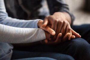 a person is getting addiction help for a loved one
