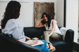 a woman receives outpatient treatment near anaheim
