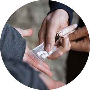 Street dealer for prescription pills