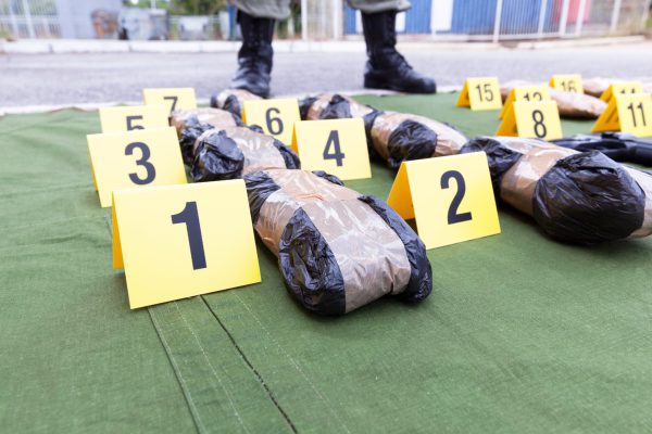 Drugs seized in evidence
