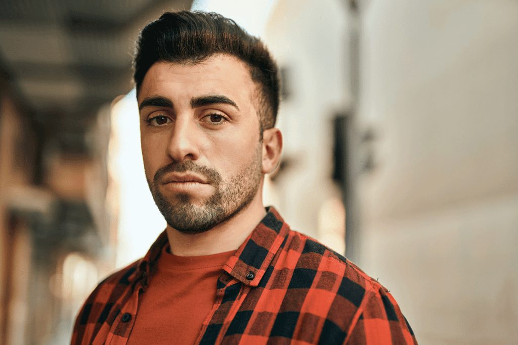 A man who is very interested in marijuana alternatives