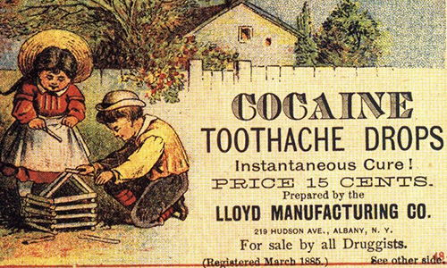 cocaine toothache drops